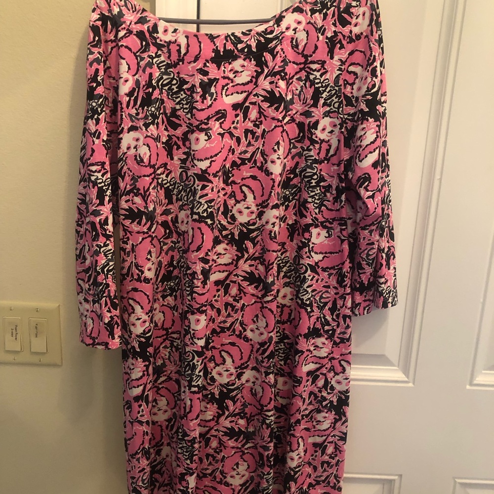 Lilly Pulitzer XL dress Hanging with my Boo panda